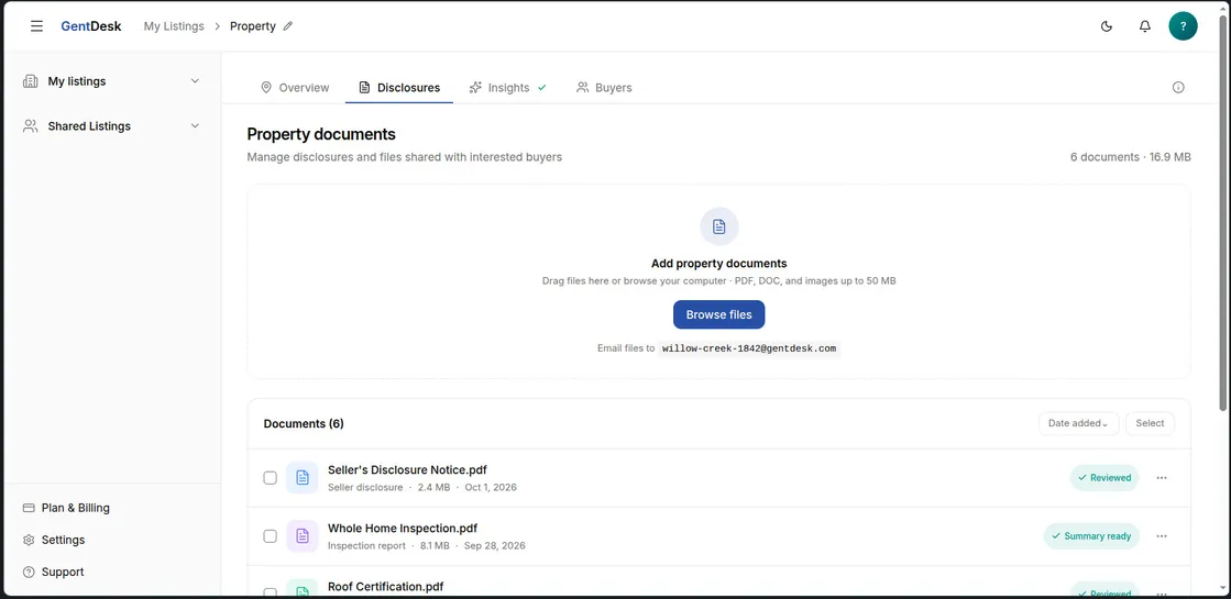 Upload, Manage & Share Documents